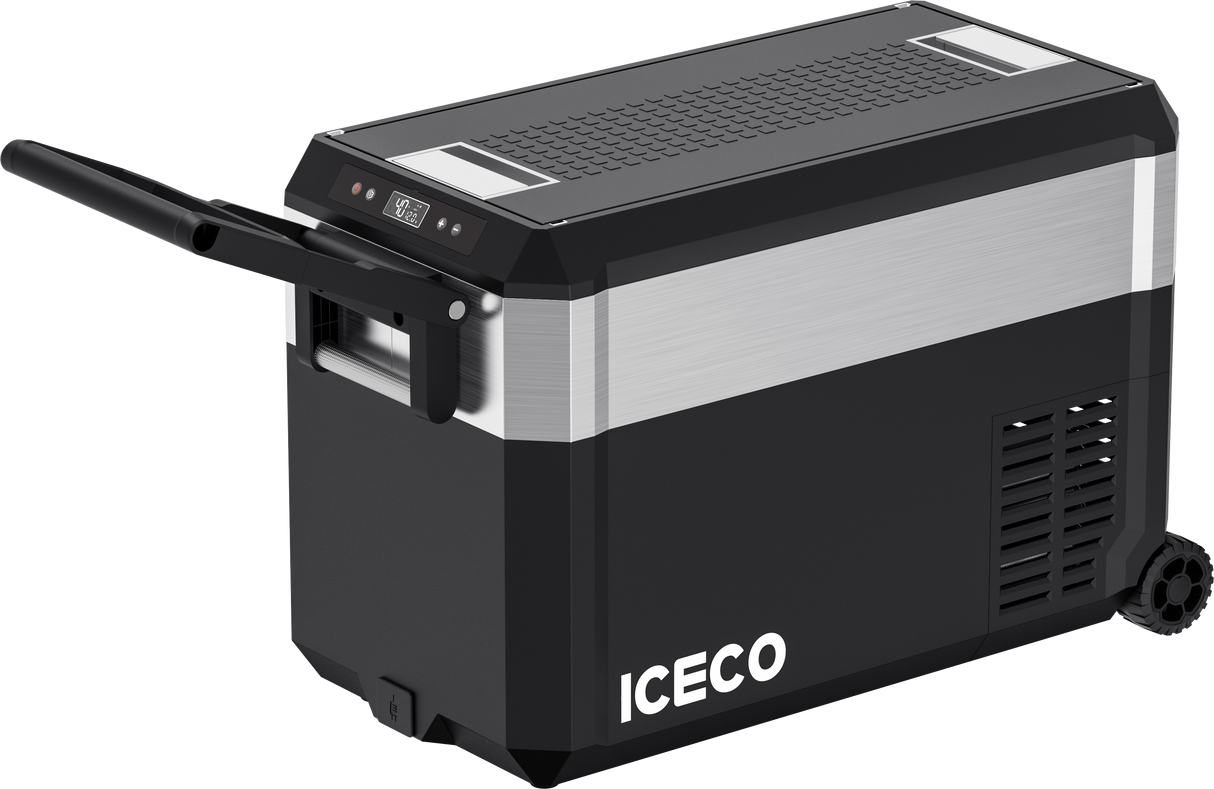 JP40 Pro Dual Zone Wheeled Portable Freezer- Golden | ICECO | 40 LT