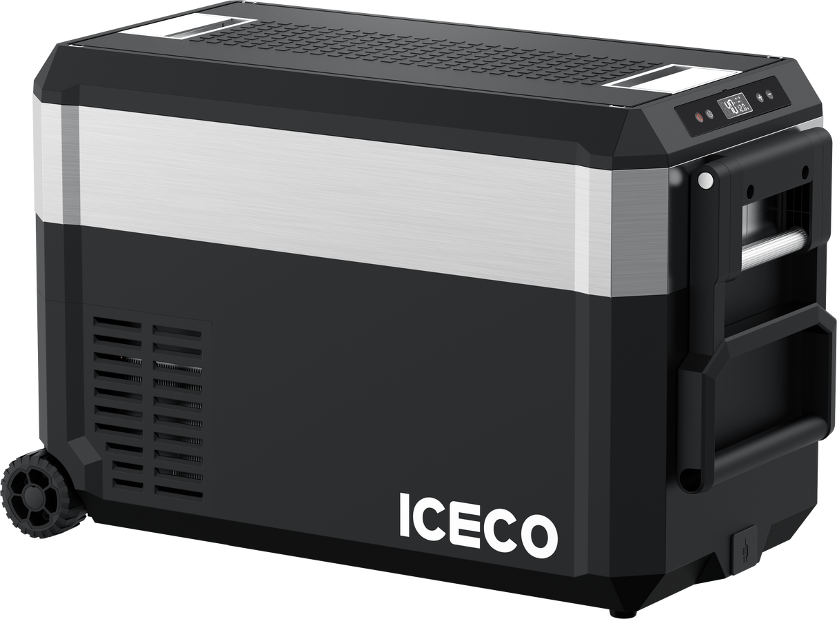 JP40 Pro Dual Zone Wheeled Portable Freezer- Golden | ICECO | 40 LT