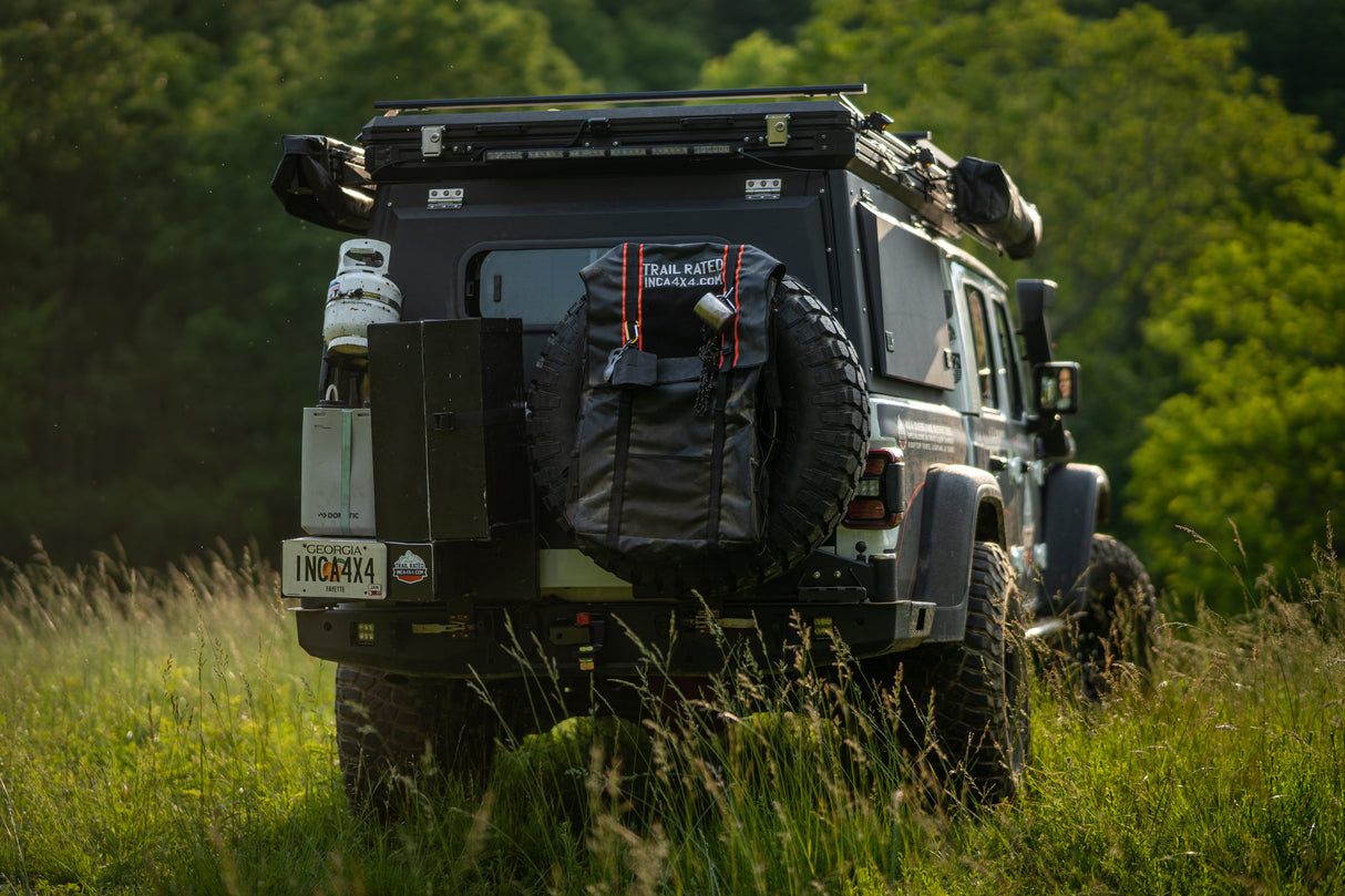 Series II Overland spare tire tailgate bag