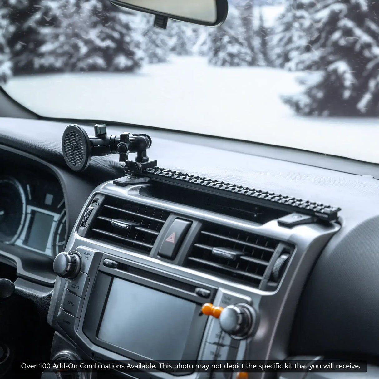 2010-2024 Toyota 4Runner Tackform Slim Track Dash Bracket