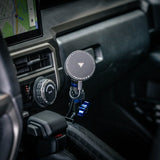 2024+ Toyota Tacoma & 2025+ Toyota 4Runner Passenger Side Grab Handle Mount with Midland MXT275/575 Magnetic CB Radio Mic Holder