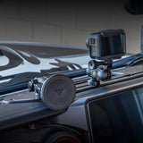 2018-2023 Jeep Wrangler JL/4xe & Gladiator Tackform Slim Track Dash Bracket With MagSafe & GoPro Mounts
