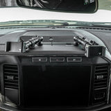 2023-2026 Ford Super Duty (F-250 Through F-600) Tackform Slim Track Dash Bracket With 20LITE Phone & Tablet Mounts