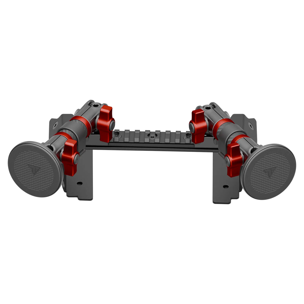 2022 Ford Super Duty (Compatible With 12” Screen ONLY) Tackform Assault Track Picatinny Dash Bracket With Dual MagSafe Phone Mounts