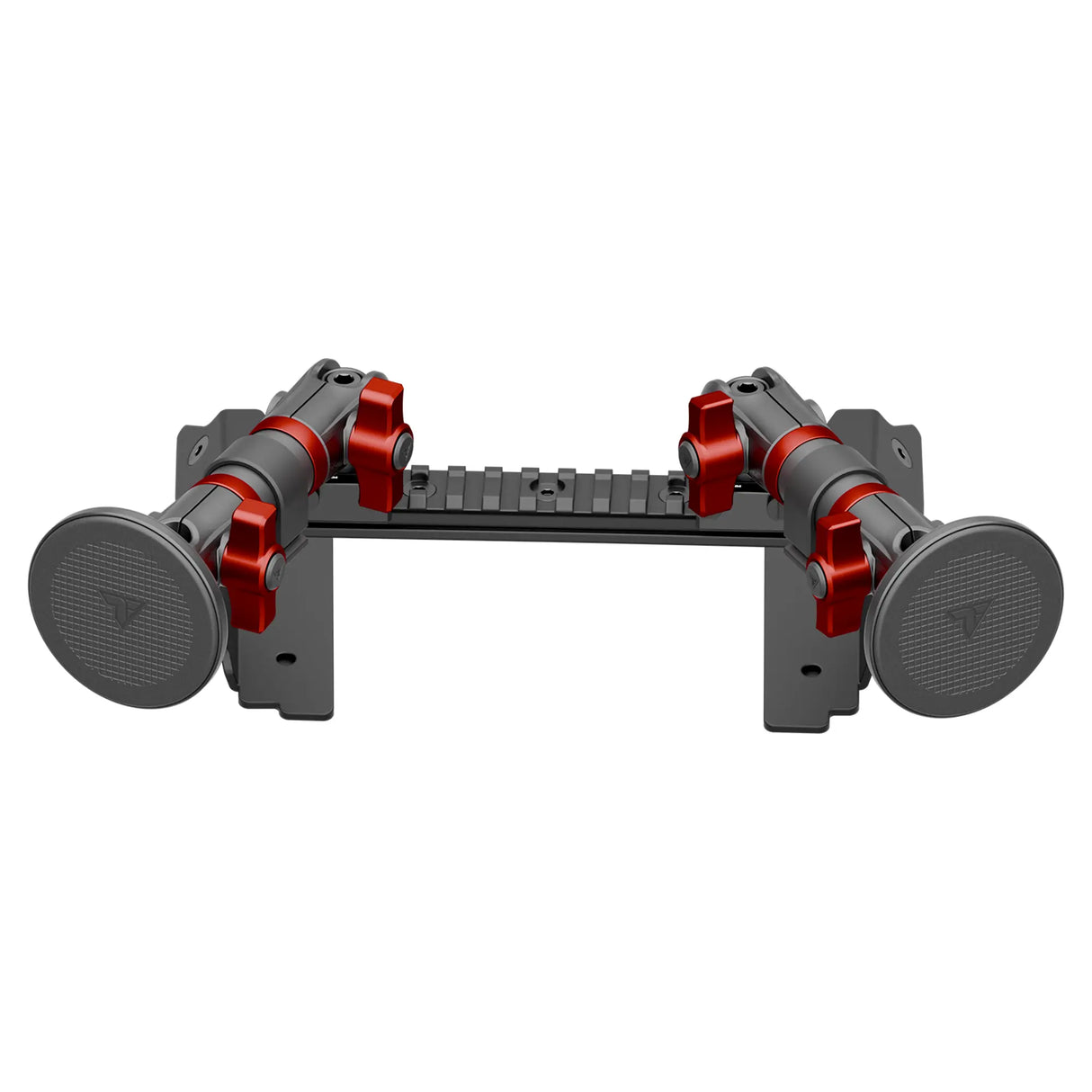 2022 Ford Super Duty (Compatible With 12” Screen ONLY) Tackform Assault Track Picatinny Dash Bracket With Dual MagSafe Phone Mounts