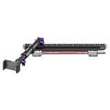 2024+ Ford F-150 (See Compatibility Info For Specific Year/Trim Fitment Details) Tackform Assault Track Picatinny Dash Bracket With 20LITE Phone Mount | Telescoping Arm