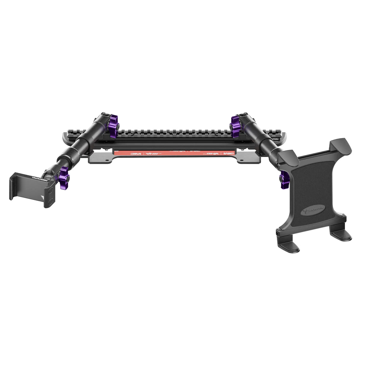 2024+ Ford F-150 (See Compatibility Info For Specific Year/Trim Fitment Details) Tackform Assault Track Picatinny Dash Bracket With 20LITE Phone Mount and Tablet Holder | Telescoping Arm