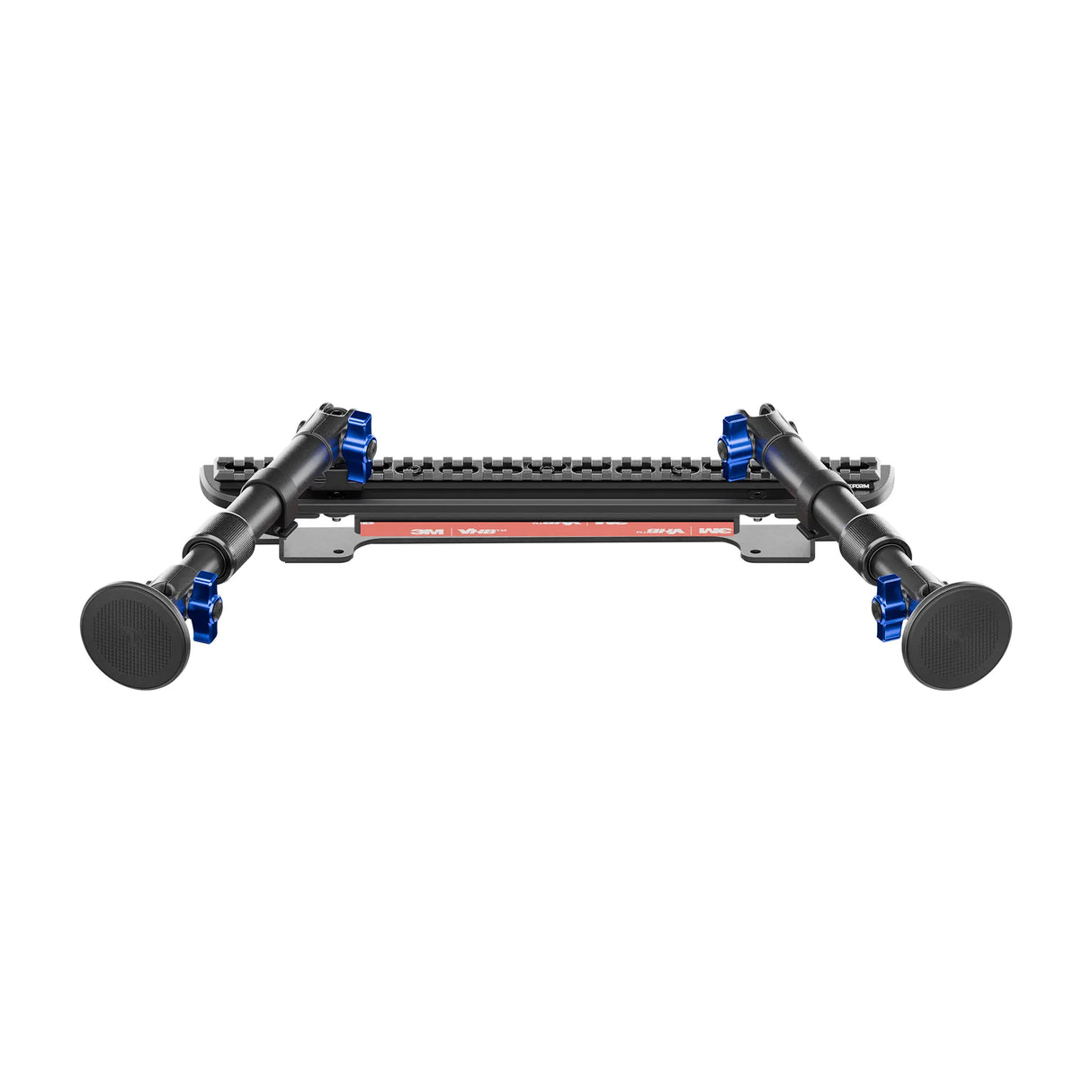 2024+ Ford F-150 (See Compatibility Info For Specific Year/Trim Fitment Details) Tackform Assault Track Picatinny Dash Bracket With Dual MagSafe Phone Mounts | Telescoping Arm