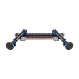 2024+ Ford F-150 (See Compatibility Info For Specific Year/Trim Fitment Details) Tackform Assault Track Picatinny Dash Bracket With Dual MagSafe Phone Mounts | Telescoping Arm