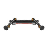 2024+ Ford F-150 (See Compatibility Info For Specific Year/Trim Fitment Details) Tackform Assault Track Picatinny Dash Bracket With Dual MagSafe Phone Mounts | Telescoping Arm