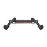 2024+ Ford F-150 (See Compatibility Info For Specific Year/Trim Fitment Details) Tackform Assault Track Picatinny Dash Bracket With Dual MagSafe Phone Mounts | Telescoping Arm