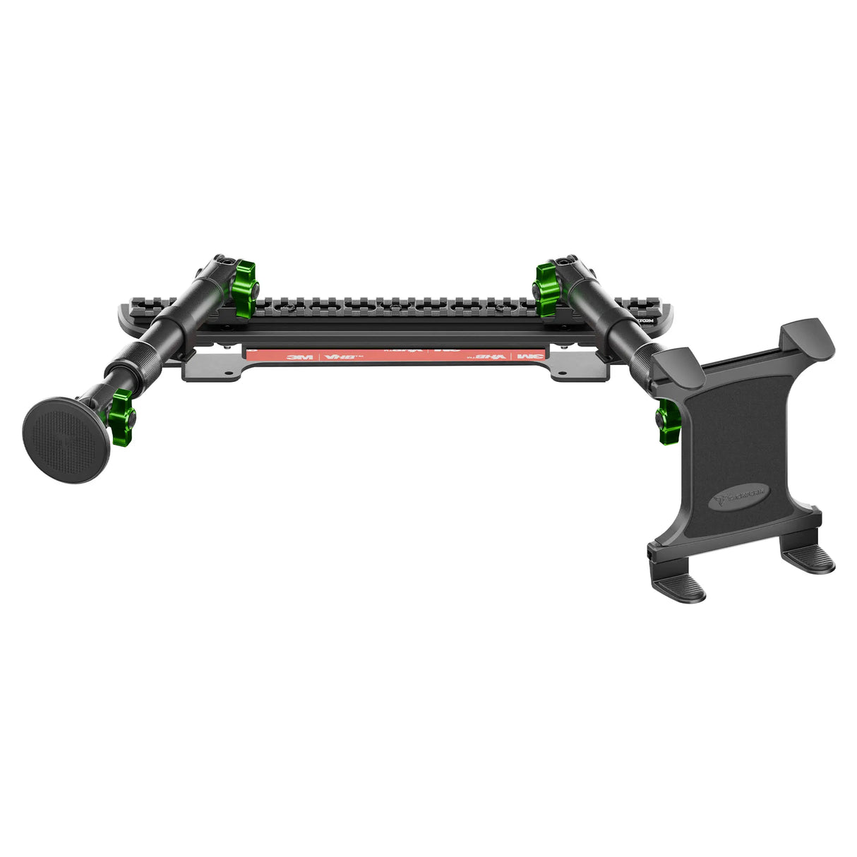 2024+ Ford F-150 (See Compatibility Info For Specific Year/Trim Fitment Details) Tackform Assault Track Picatinny Dash Bracket With MagSafe Phone Mount and Tablet Holder | Telescoping Arm
