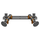 2023-2026 Ford Super Duty (F-250 Through F-600) Tackform Slim Track Dash Bracket With Dual MagSafe Phone Mounts