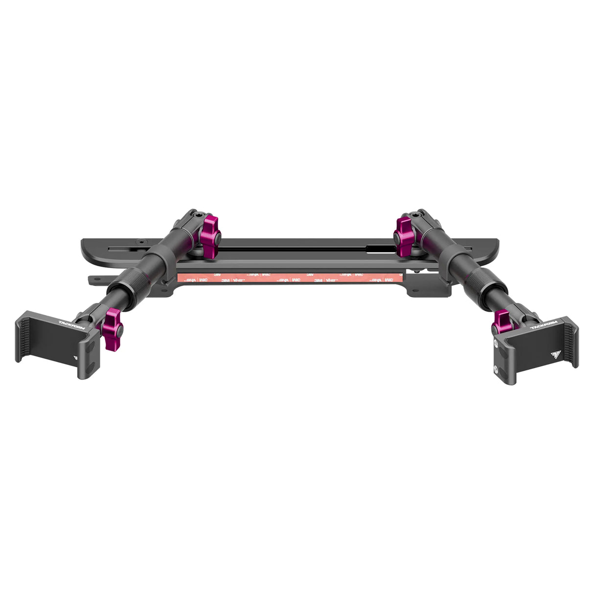 2024+ Ford F-150 (See Compatibility Info For Specific Year/Trim Fitment Details) Tackform Slim Track Dash Bracket With Dual 20LITE Phone Mounts | Telescoping Arm