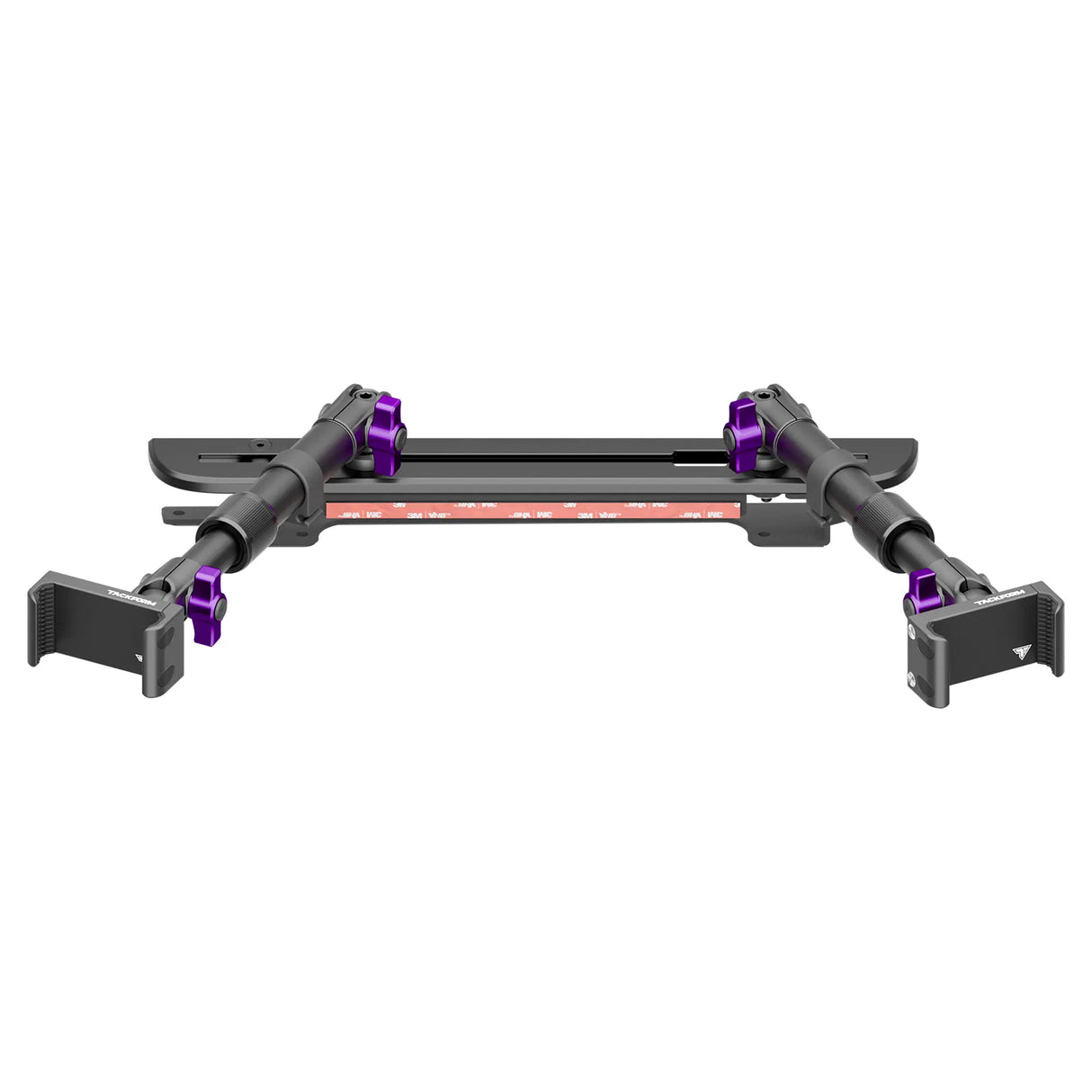2024+ Ford F-150 (See Compatibility Info For Specific Year/Trim Fitment Details) Tackform Slim Track Dash Bracket With Dual 20LITE Phone Mounts | Telescoping Arm