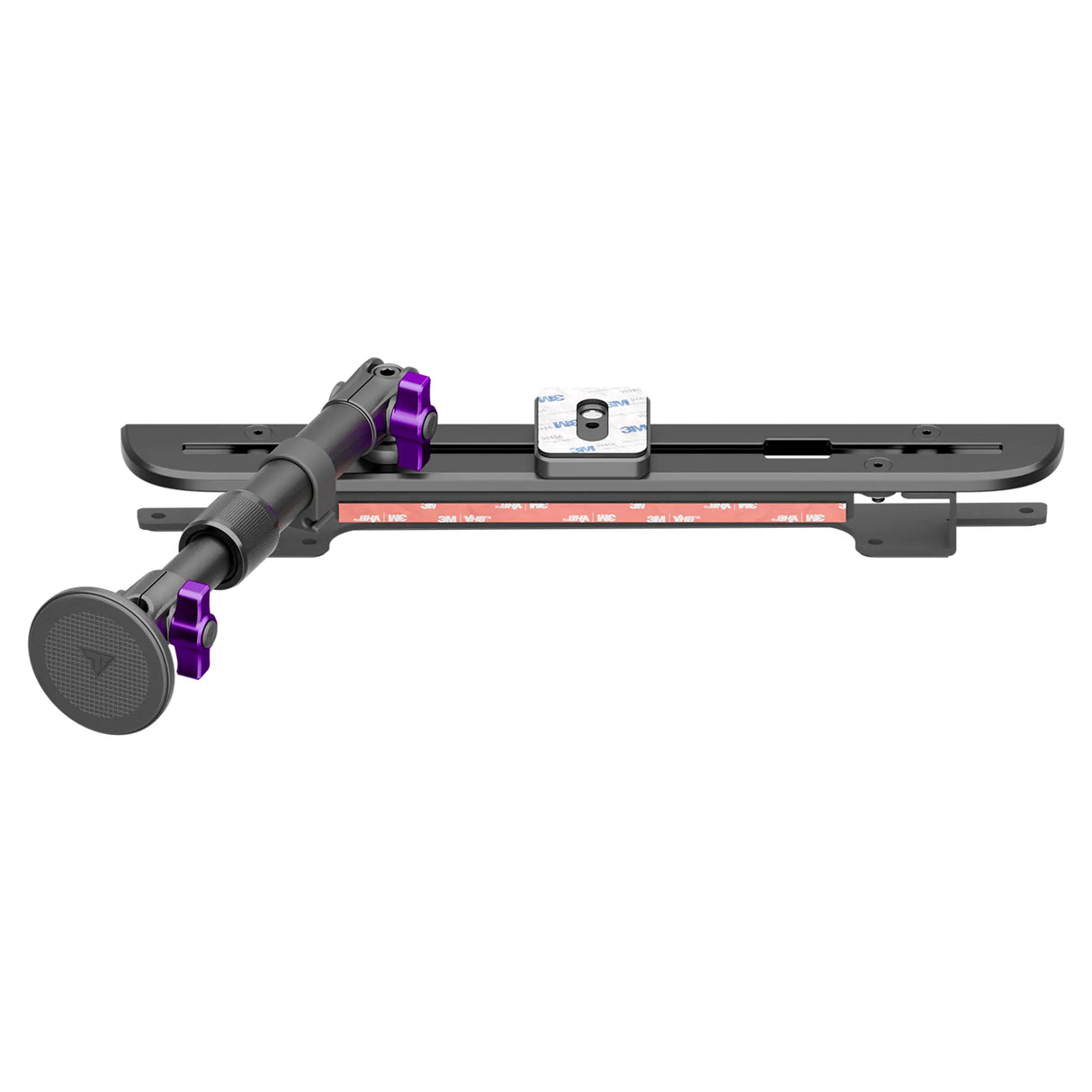 2024+ Ford F-150 (See Compatibility Info For Specific Year/Trim Fitment Details) Tackform Slim Track Dash Bracket With MagSafe Phone Mount and Magnetic Radar Detector Holder  | Telescoping Arm