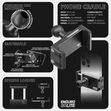 2021 - 2024 Ford Bronco SPORT Tackform Slim Track Dash Bracket With 20LITE Phone Mount