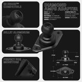 Expedition Essentials Dash Mount With Dual 20LITE Phone Holders | 2021-2025 Ford Bronco & Bronco Raptor (Non-Sport)