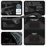 2021 - 2024 Ford Bronco SPORT Tackform Slim Track Dash Bracket With 20LITE Phone & CB Microphone Mounts