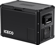 ICECO VL45ProD dual zone 12V portable fridge freezer black for overlanding camping RV and truck builds