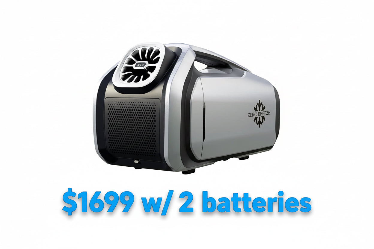 ZERO BREEZE Mark 2 AC | Portable 2300 BTU Outdoor Air Conditioner