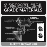 2021+ Ford F-150/Raptor & 2023+ Super Duty LINK™ Vent Mount Bracket With 20LITE Phone Holder | Choose Your Arm Length