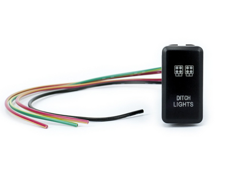 Toyota OEM "DITCH LIGHTS" Switch - Cali Raised LED