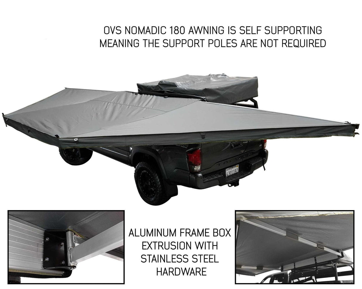 Nomadic Awning 180 With Zip In Wall | OVERLAND VEHICLE SYSTEMS