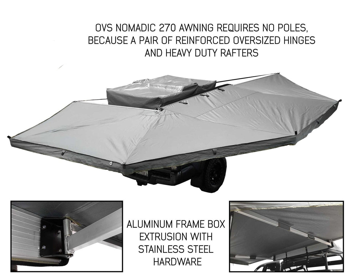 Nomadic Awning 270 Awning & Wall 1, 2, & 3, Mounting Brackets - Passenger Side | OVERLAND VEHICLE SYSTEMS