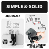 2010-2024 Toyota 4Runner Tackform Assault Track Picatinny Dash Bracket With 20LITE Phone, Midland MXT275/575 Magnetic Radio Mount, & GoPro Action Camera Holder
