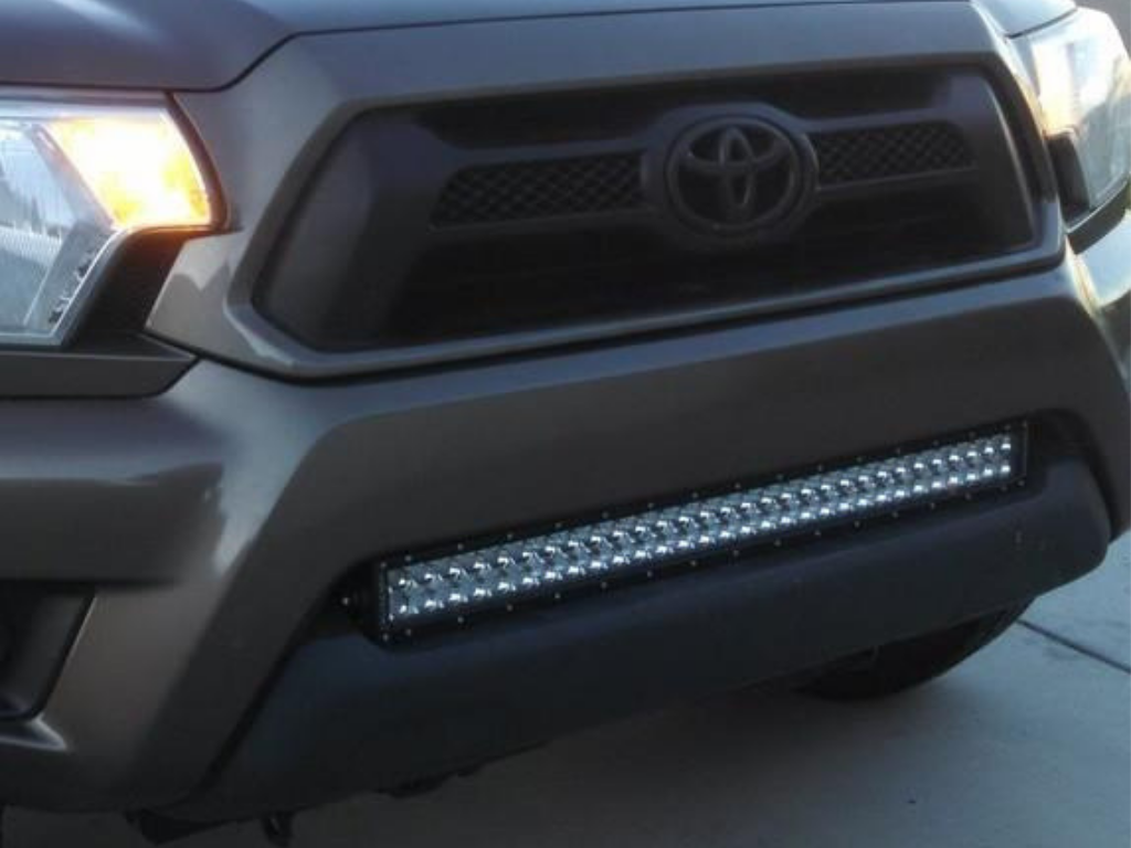 2005-2015 TOYOTA TACOMA 32" LOWER BUMPER HIDDEN LED LIGHT BAR BRACKETS KIT