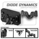 8 Channel Diode Dynamics D-Switch Holder | Slim Track Base | Choose Your Arm Length