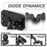 8 Channel Diode Dynamics D-Switch Holder | Slim Track Base | Choose Your Arm Length