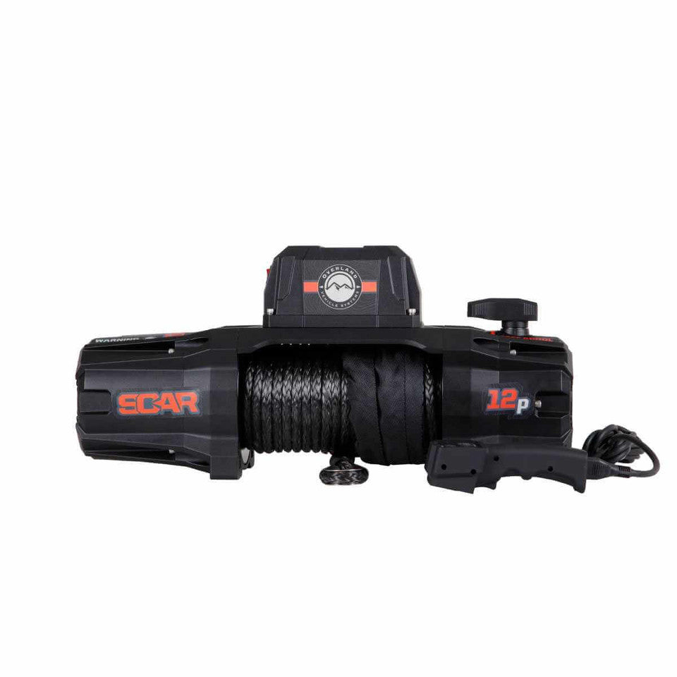 SCAR 12S - 12,000 Lbs. Rated Synthetic Rope Winch