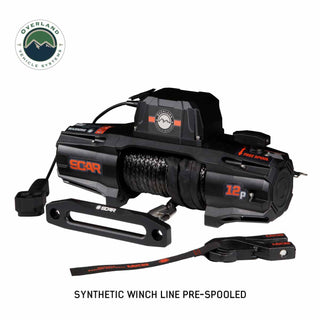 SCAR 12S - 12,000 Lbs. Rated Synthetic Rope Winch