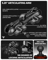 Windshield Suction Cup Mount with Composite Tablet Holder | Choose Your Arm Length