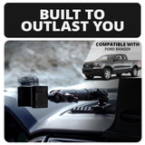 2019-2023 Ford Ranger (WITHOUT Switch Panel) Tackform Assault Track Picatinny Dash Bracket With 20LITE Phone Holder