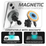 2021+ Ford F-150/Raptor & 2023+ Ford Super Duty LINK™ Vent Mount Bracket With MagSafe Charging Phone Holder | Choose Your Arm Length