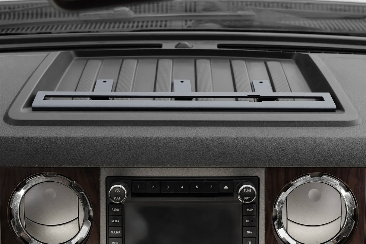2008-2016 Ford Super Duty & 2011-2025 F-650/750 Tackform Slim Track Dash Bracket with MagSafe Phone Mount