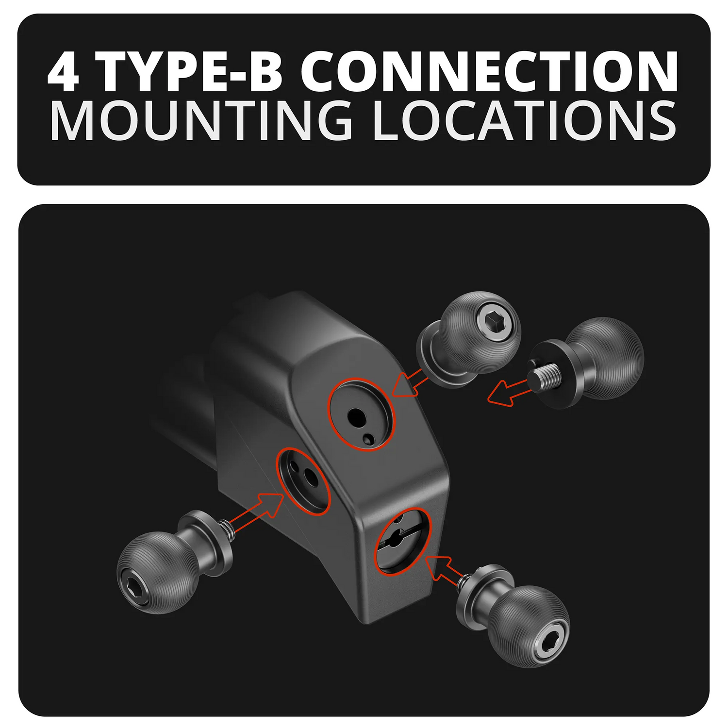 2018-2023 Jeep JL, Gladiator, and 4xe LINK™ Grab Handle Mount With Qi2.2/MagSafe Charging & Cooling Phone Holder | 3.5" Arm