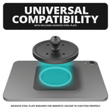 Magnetic Tablet Holder | Slim Track Base | 3.5" DuraLock™ Arm