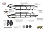 2005-2022 TOYOTA TACOMA STEP EDITION ROCK SLIDERS