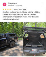 OVS Expedition Truck Cap – 2024–2026 Toyota Tacoma 5FT | Local Pickup