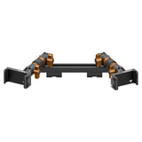 2019-2023 Ford Ranger (WITHOUT Switch Panel) Tackform Slim Track Dash Bracket With Dual 20LITE Phone Holders