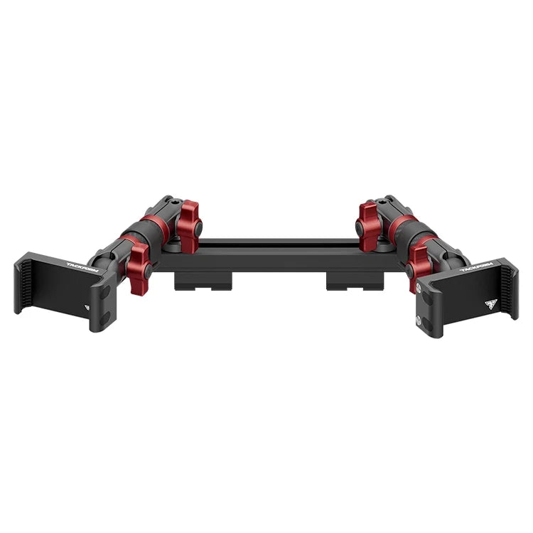 2019-2023 Ford Ranger (WITHOUT Switch Panel) Tackform Slim Track Dash Bracket With Dual 20LITE Phone Holders