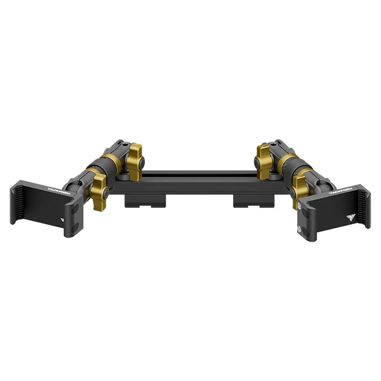 2019-2023 Ford Ranger (WITHOUT Switch Panel) Tackform Slim Track Dash Bracket With Dual 20LITE Phone Holders