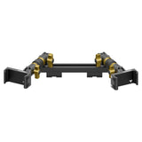 2019-2023 Ford Ranger (WITHOUT Switch Panel) Tackform Slim Track Dash Bracket With Dual 20LITE Phone Holders