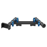 2019-2023 Ford Ranger (WITHOUT Switch Panel) Tackform Slim Track Dash Bracket With 20LITE Phone Holder & CB Microphone Holder