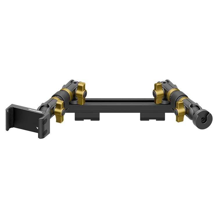 2019-2023 Ford Ranger (WITHOUT Switch Panel) Tackform Slim Track Dash Bracket With 20LITE Phone Holder & CB Microphone Holder
