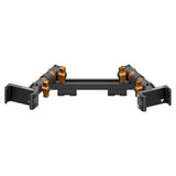 2019-2023 Ford Ranger (WITHOUT Switch Panel) Tackform Slim Track Dash Bracket With Dual 20LITE Phone Holders